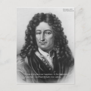 Von Leibniz Lycka Med En Annans Gåvor & Kort