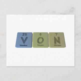 Von som vanadiumsyrekväve vykort