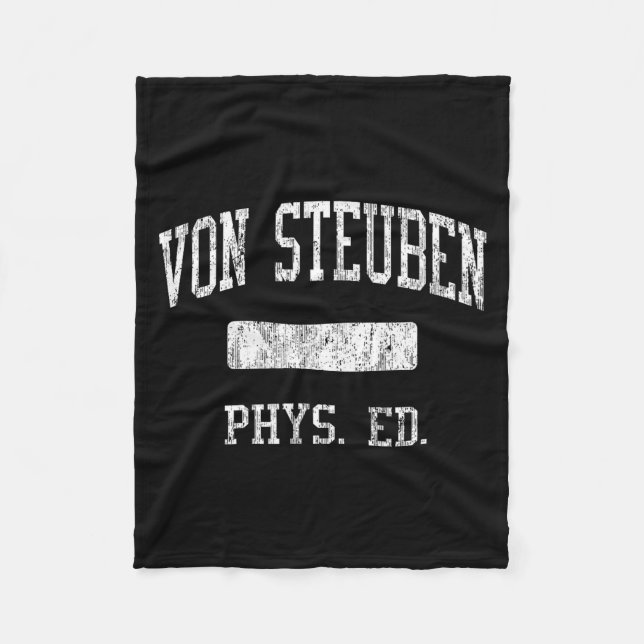 Von Steuben High School Hs Chicago Il Phys Ed  Fleecefilt (Framsidan)