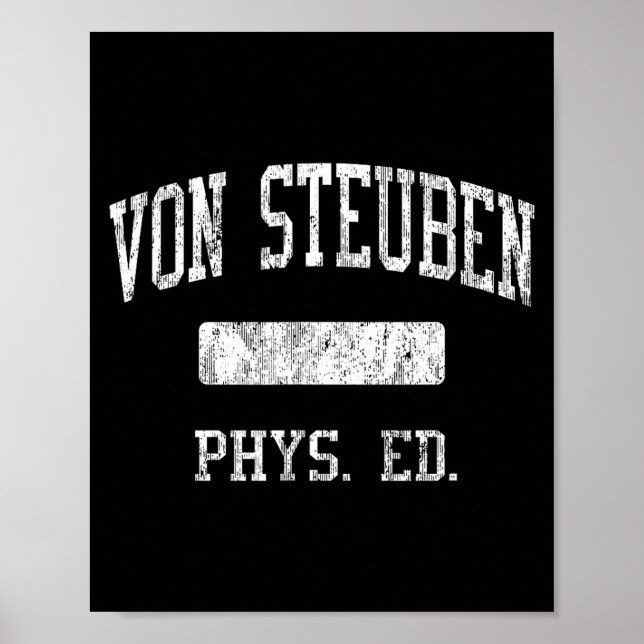Von Steuben High School Hs Chicago Il Phys Ed  Poster (Framsidan)