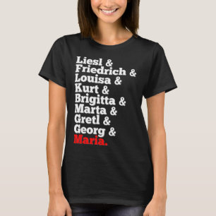 Von Trapp Family Singers Ljud of Music T Shirt