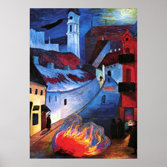 von Werefkin - Polispost i Wilna Poster (Framsidan)