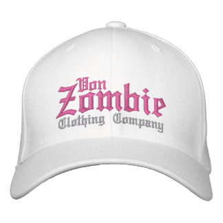 Von Zombie Skulltak 001Q Broderad Keps