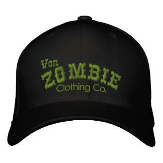 Von Zombie Skulltak 003B Broderad Keps