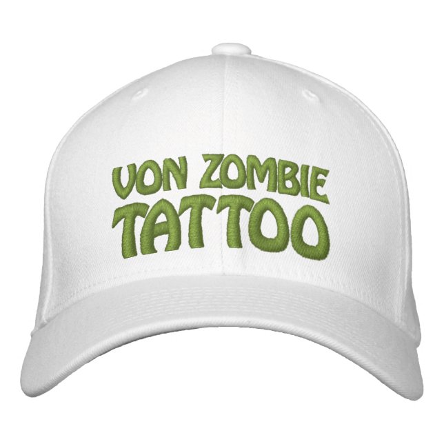 Von Zombie Tatto 001EE Broderad Keps (Framsida)