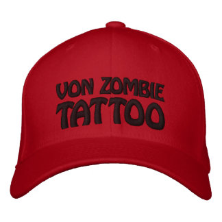 Von Zombie Tatto 001HH Broderad Keps