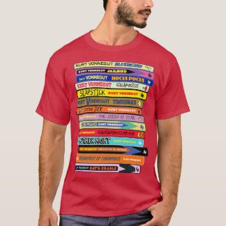 Vonnegut Bok Stack T Shirt