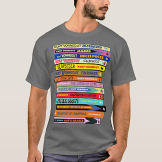 Vonnegut Bok Stack T Shirt