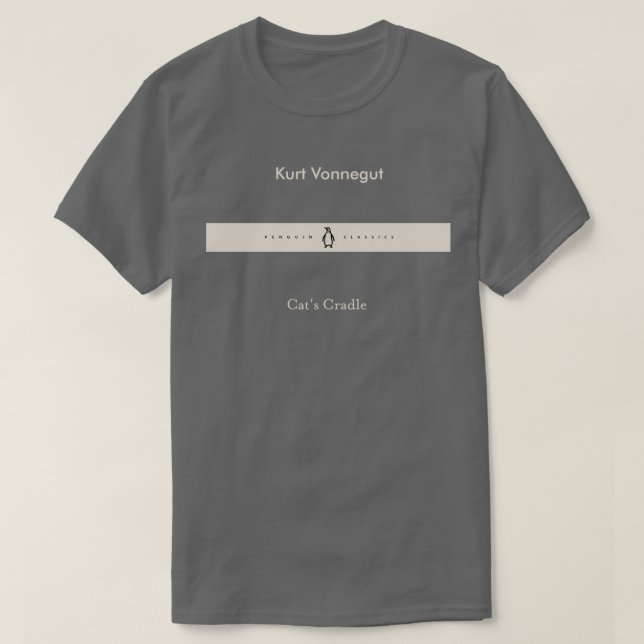 Vonnegut Cats Cradle T Shirt (Design framsida)