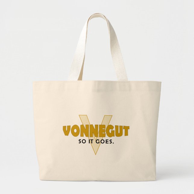 Vonnegut så det går jumbo tygkasse (Framsidan)