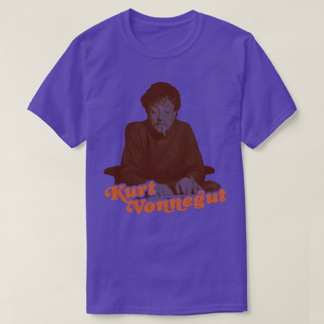 Vonnegut vid Typewriter T Shirt (Design framsida)