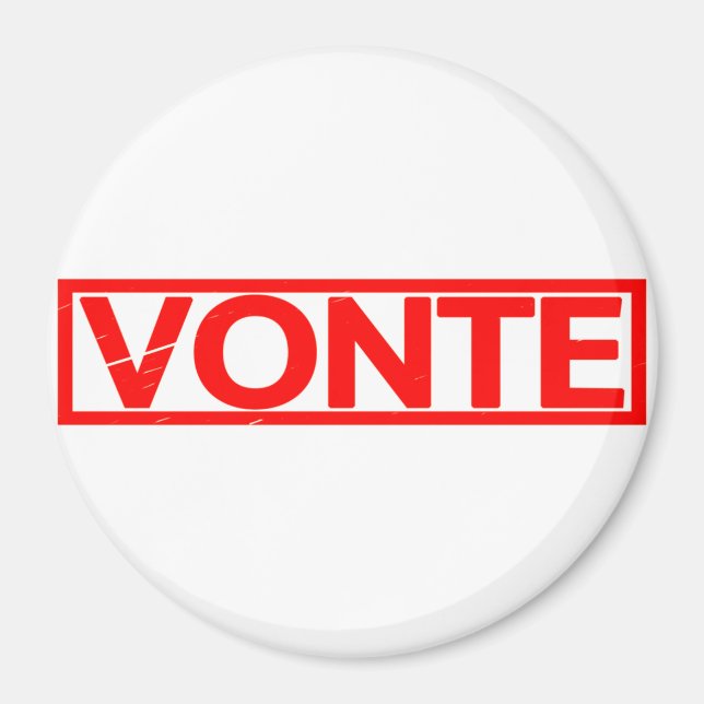 Vonte Frimärke Magnet (Framsidan)
