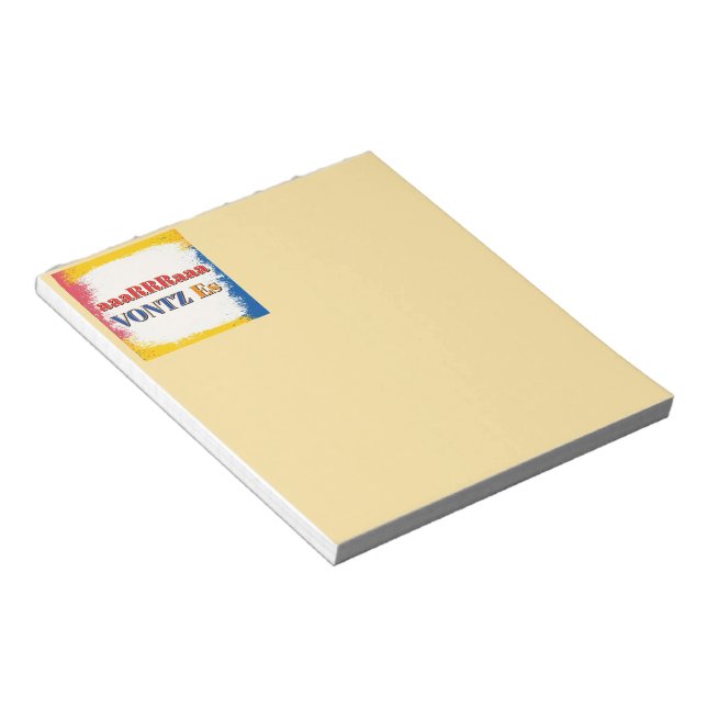 Vontz Es Notepad Anteckningsblock (Vinklad)