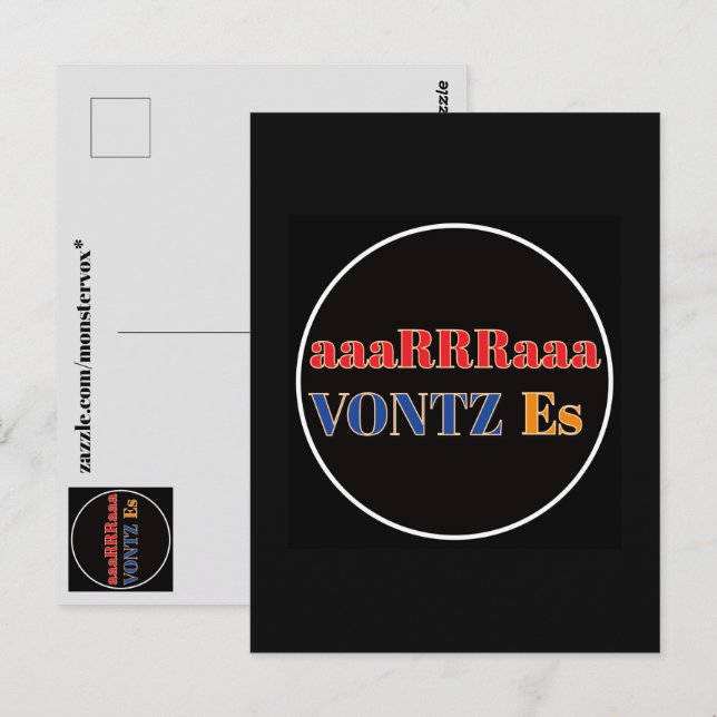 Vontz Es Vykort (Fram/baksida)