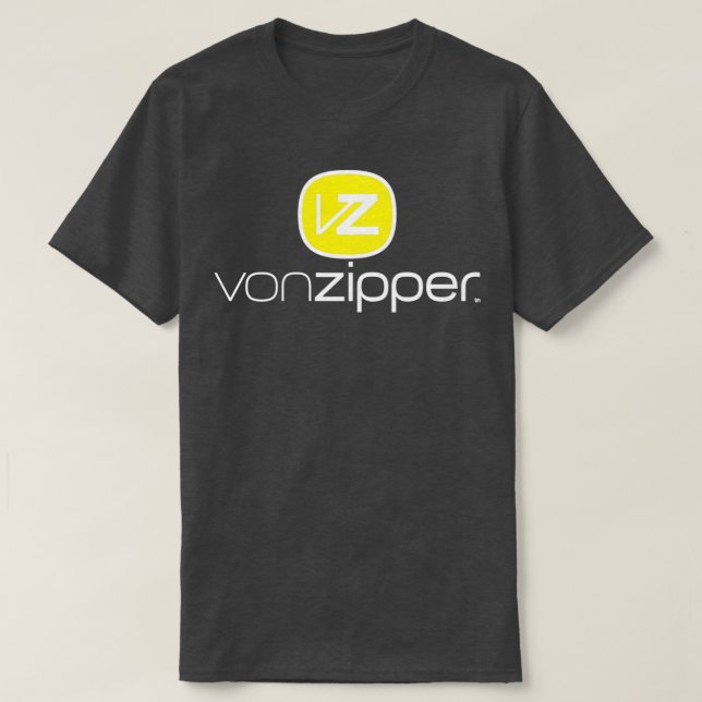 Vonzipper White VZ T Shirt (Design framsida)