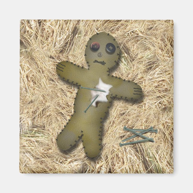 Voo Doll - Interaktiv (Flytta Stift) Magnet (Framsidan)