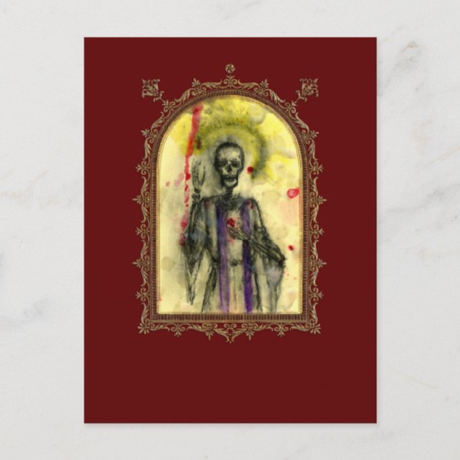 Voo Doo Blues Bishop Vykort (Framsida)