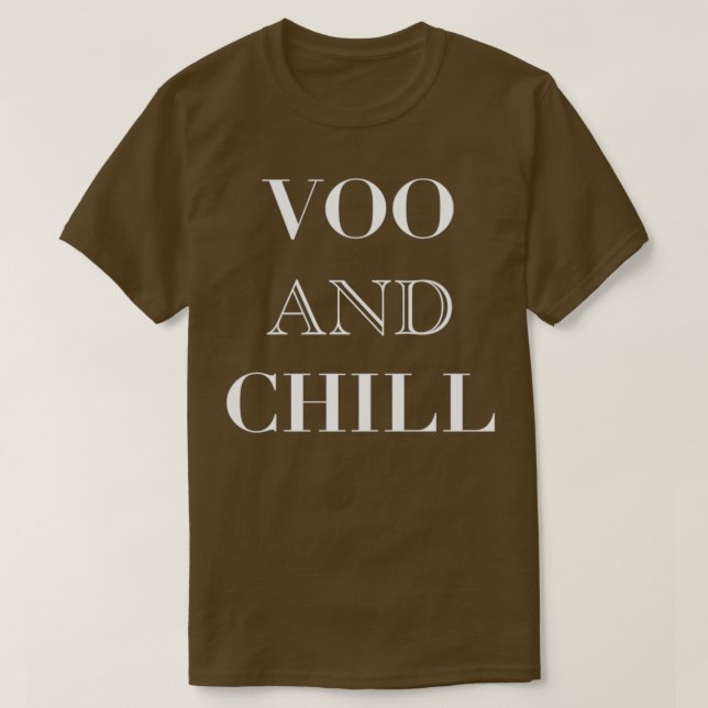 VOO och Chill FIRE Penninger för ekonomiskt oberoe T Shirt (Design framsida)