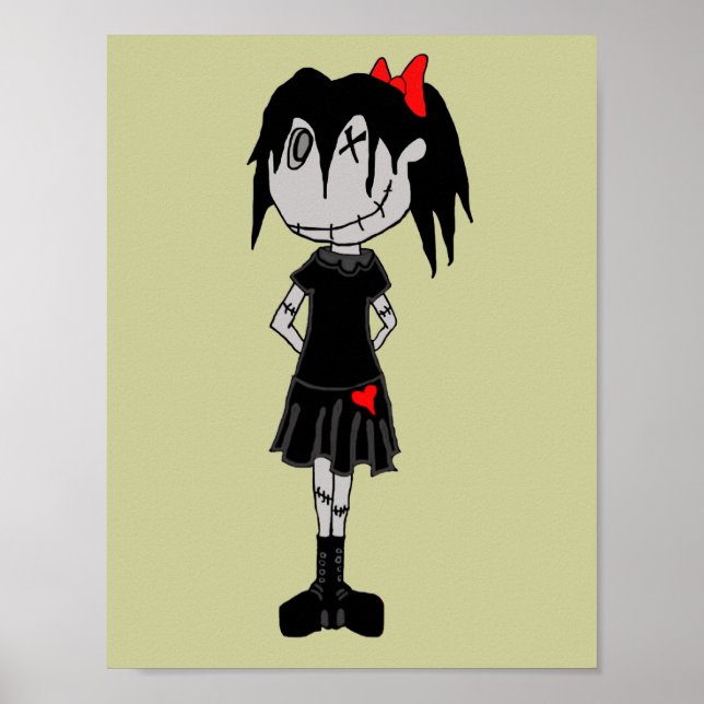 VooDollies ’Angel Truelove’ Poster (Framsidan)