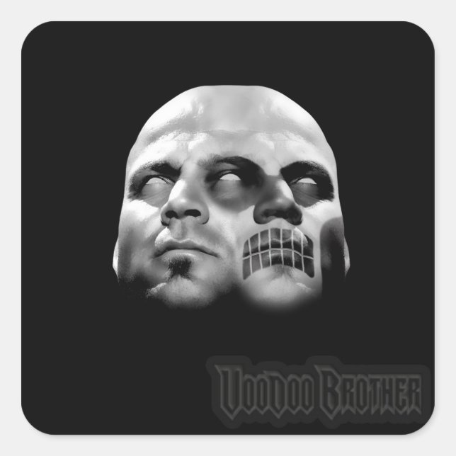 VooDoo Brother EP-klistermärke Fyrkantigt Klistermärke (Framsida)