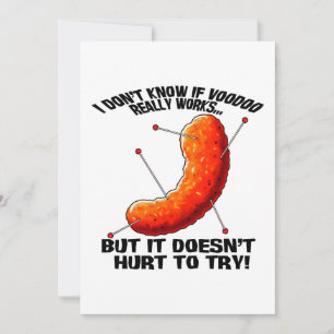 Voodoo Cheese Puff - Anti Trump Joke Inbjudningar