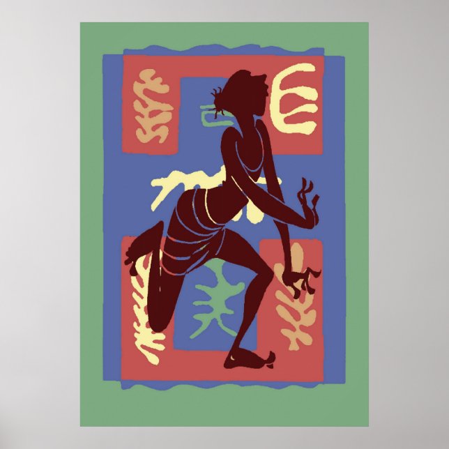 Voodoo Dancer efter Matisse Poster (Framsidan)