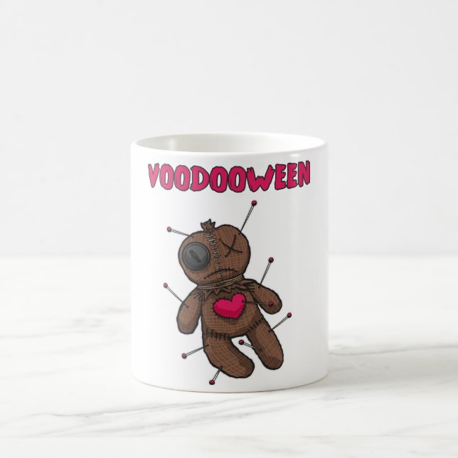Voodoo-docka - Halloween-leksak Kaffemugg (Center)