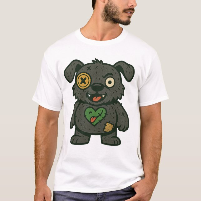 Voodoo Dog Tee — Grrr and Guarded (Framsida)