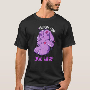 Voodoo Doll stöder dina lokala Haters Creepy Voodo T Shirt