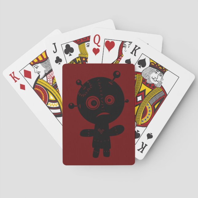 Voodoo Doll Tarot Casinokort (Baksidan)