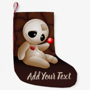 Voodoo Doll Tecknad i Kärlek Liten Julstrumpa