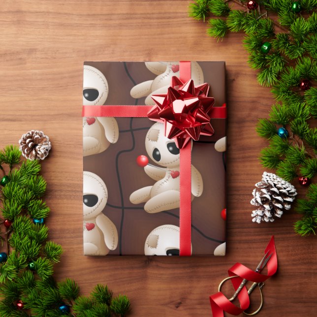 Voodoo Doll Tecknad i Kärlek Presentpapper (Julgåva)