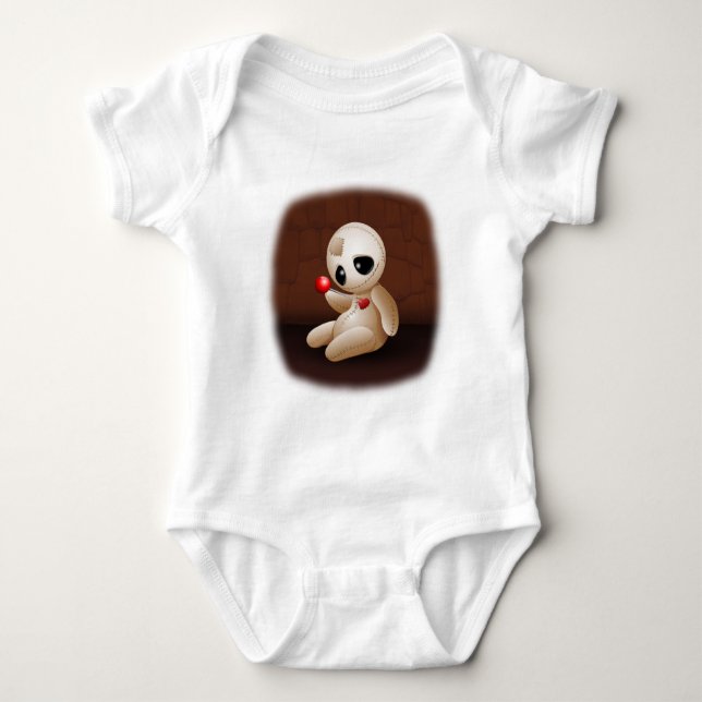 Voodoo Doll Tecknad i Kärlek Tee Shirt (Framsida)