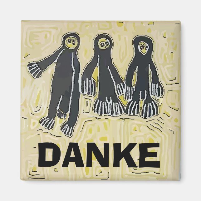 Voodoo Doll, THANKS, personalize Magnet (Framsidan)