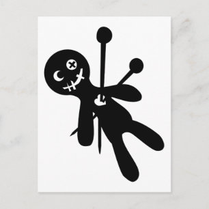 Voodoo doll vykort