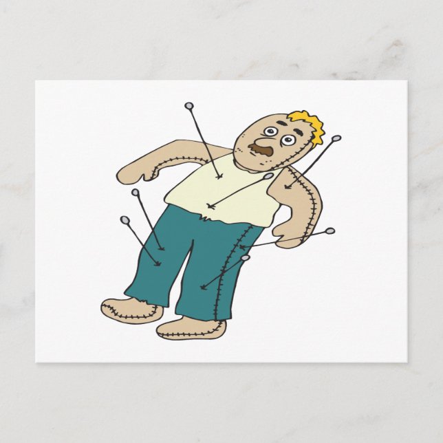 Voodoo Doll Vykort (Framsida)