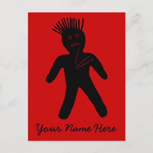 Voodoo Doll Vykort (Framsida)