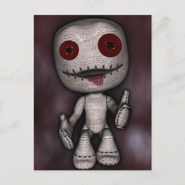 Voodoo Dolly Vykort (Framsida)