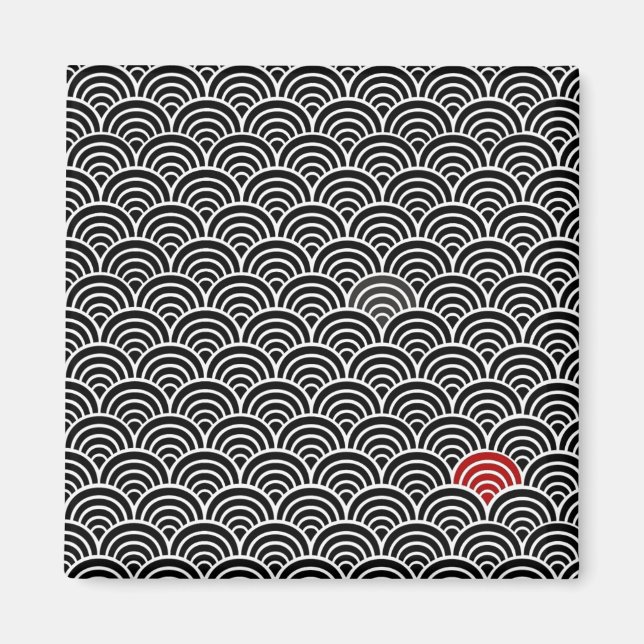 Voodoo Fläkt red Magnet (Framsidan)
