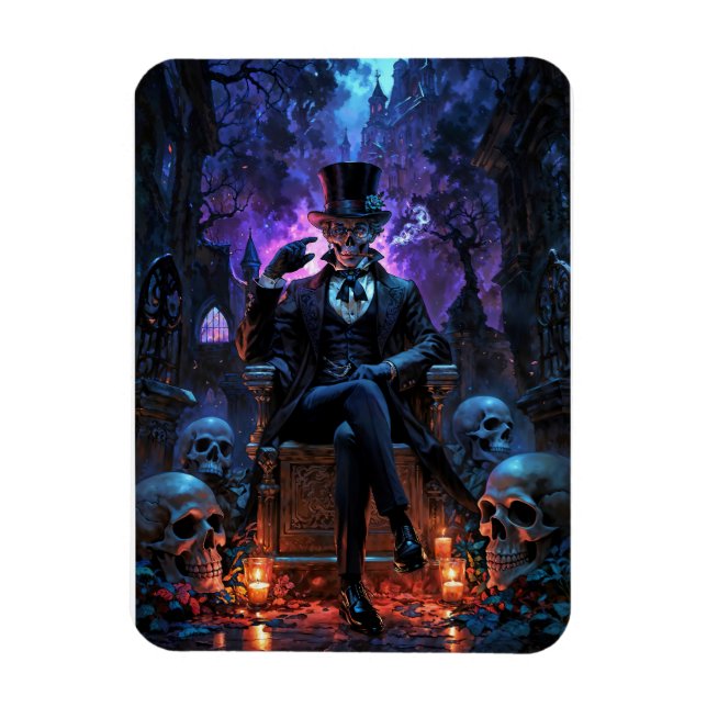 Voodoo Gentleman Baron Samedi Magnet (Vertikal)