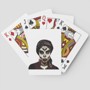 Voodoo häxa spel kort