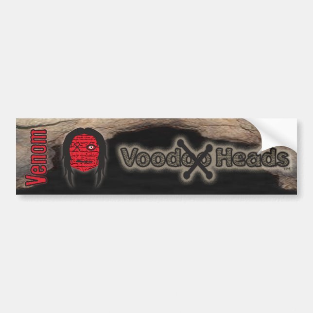 Voodoo Head ~ Cave Bildekal (Framsidan)
