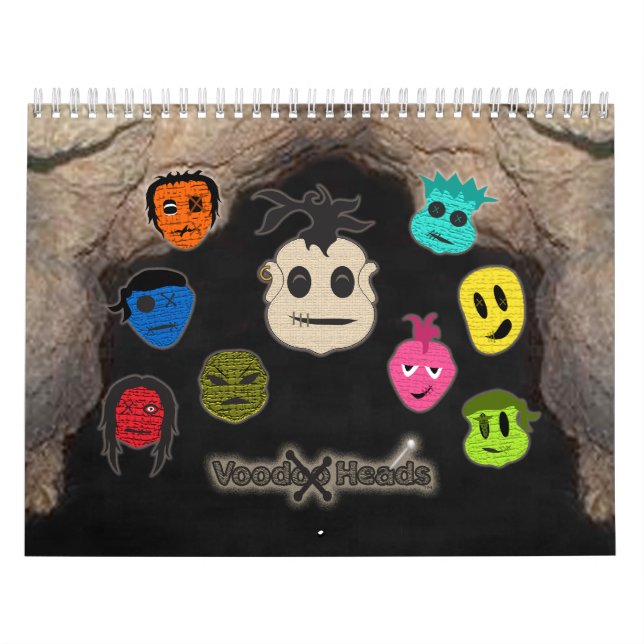 Voodoo Head ~ Cave Kalender (Omslag)