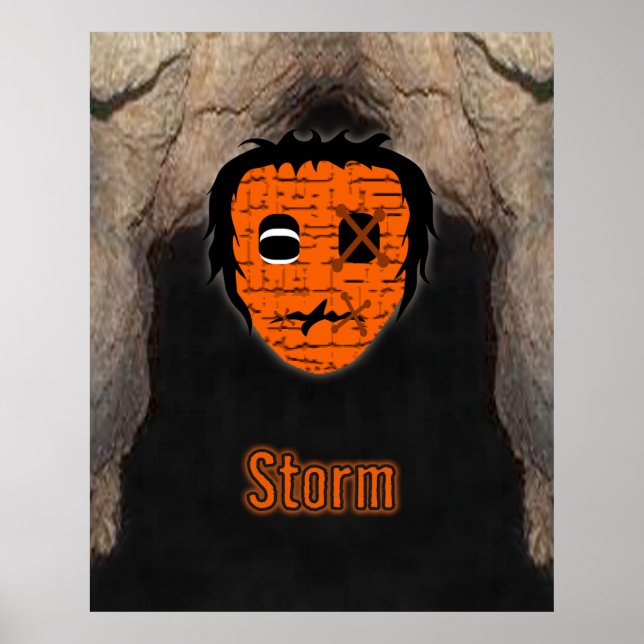 Voodoo Head ~ Cave Poster (Framsidan)