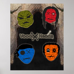 Voodoo Head ~ Cave Poster