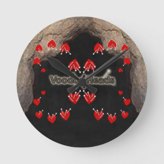 Voodoo Head ~ Cave Rund Klocka