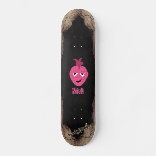 Voodoo Head ~ Cave Skateboard Bräda 20 Cm (Framsida)