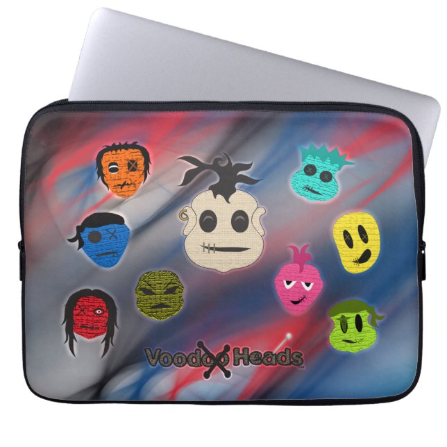 Voodoo Head ~ Spirits Laptop Sleeve (Framsidan)