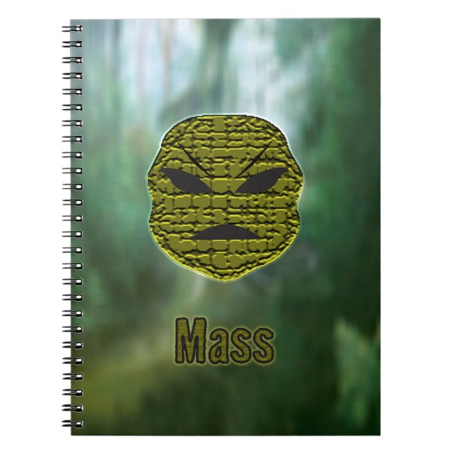 Voodoo Head ~ Swamp Anteckningsbok Med Spiral (Framsidan)