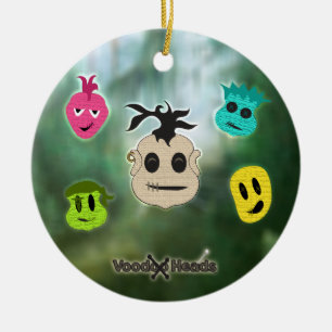 Voodoo Head ~ Swamp Julgransprydnad Keramik